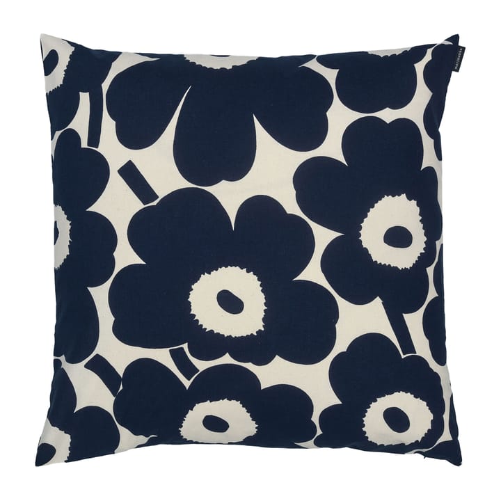Pieni Unikko cushion cover 50x50 cm - Dark blue-cotton - Marimekko