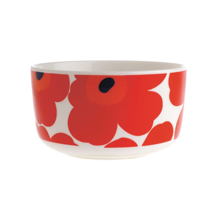 Unikko bowl 5 dl - red-white - Marimekko