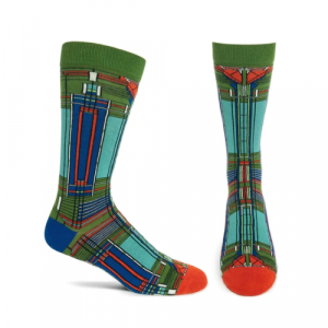 Bradley House Window Men's Socks Green