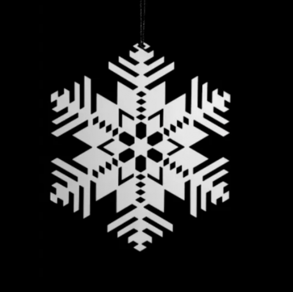 Snow Flake 2D Ornament